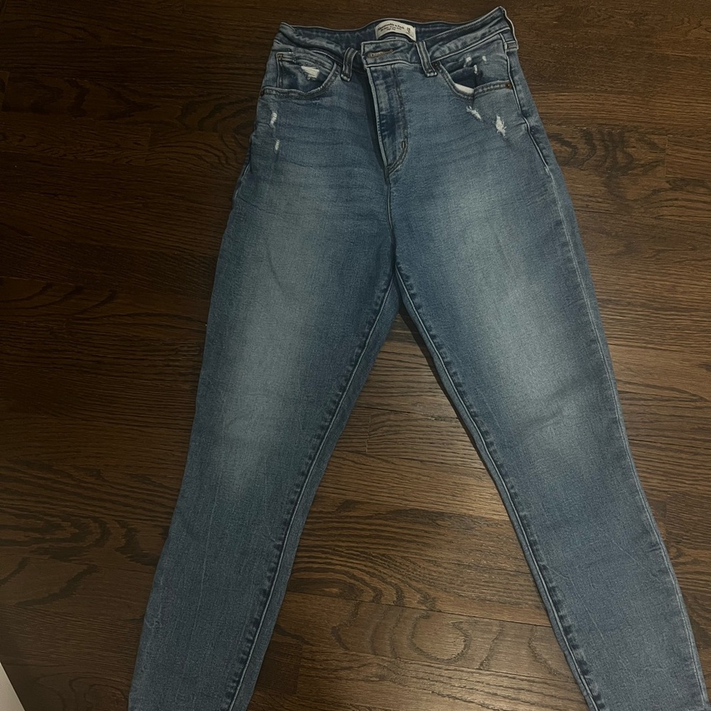 Abercrombie & Fitch High Rise Blue Jeans